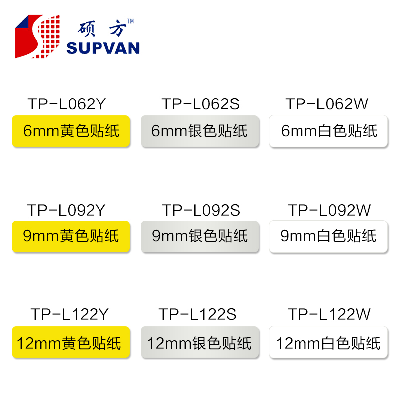 碩方線(xiàn)號機貼紙規格